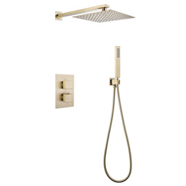 ДУШЕВАЯ СИСТЕМА ABBER DAHEIM AF8251G СКРЫТОГО МОНТАЖА БЕЗ ИЗЛИВА, ТЕРМОСТАТ, ЗОЛОТО МАТОВОЕ
