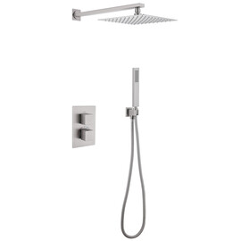 ДУШЕВАЯ СИСТЕМА ABBER DAHEIM AF8251SP СКРЫТОГО МОНТАЖА БЕЗ ИЗЛИВА, ТЕРМОСТАТ, САТИН