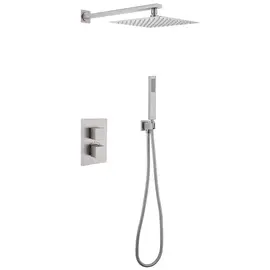 ДУШЕВАЯ СИСТЕМА ABBER DAHEIM AF8251SP СКРЫТОГО МОНТАЖА БЕЗ ИЗЛИВА, ТЕРМОСТАТ, САТИН