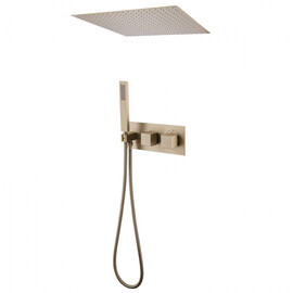 ДУШЕВАЯ СИСТЕМА ABBER DAHEIM AF8255G СКРЫТОГО МОНТАЖА БЕЗ ИЗЛИВА, ТЕРМОСТАТ, ЗОЛОТО МАТОВОЕ