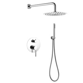 ДУШЕВАЯ СИСТЕМА ABBER EMOTION AF8818 СКРЫТОГО МОНТАЖА БЕЗ ИЗЛИВА, ХРОМ