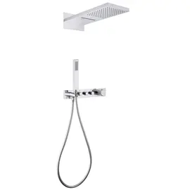 ДУШЕВАЯ СИСТЕМА ABBER RUND AF8752 СКРЫТОГО МОНТАЖА БЕЗ ИЗЛИВА, ТЕРМОСТАТ, ХРОМ