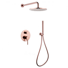 ДУШЕВАЯ СИСТЕМА ABBER WASSER KREIS AF8118RG СКРЫТОГО МОНТАЖА БЕЗ ИЗЛИВА, РОЗОВОЕ ЗОЛОТО