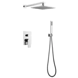ДУШЕВАЯ СИСТЕМА ABBER WEISS INSEL AF8018 СКРЫТОГО МОНТАЖА БЕЗ ИЗЛИВА, ХРОМ