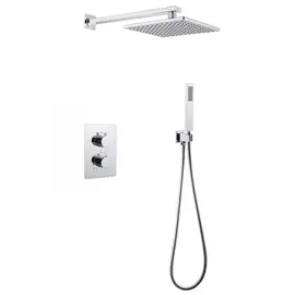 ДУШЕВАЯ СИСТЕМА ABBER WEISS INSEL AF8051 СКРЫТОГО МОНТАЖА БЕЗ ИЗЛИВА, ТЕРМОСТАТ, ХРОМ