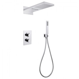 ДУШЕВАЯ СИСТЕМА ABBER WEISS INSEL AF8052 СКРЫТОГО МОНТАЖА БЕЗ ИЗЛИВА, ТЕРМОСТАТ, ХРОМ