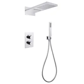 ДУШЕВАЯ СИСТЕМА ABBER WEISS INSEL AF8052 СКРЫТОГО МОНТАЖА БЕЗ ИЗЛИВА, ТЕРМОСТАТ, ХРОМ