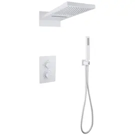ДУШЕВАЯ СИСТЕМА ABBER WEISS INSEL AF8052W СКРЫТОГО МОНТАЖА БЕЗ ИЗЛИВА, ТЕРМОСТАТ, БЕЛЫЙ