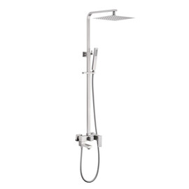 ДУШЕВАЯ СТОЙКА ABBER DAHEIM AF8216SPL С ИЗЛИВОМ, САТИН