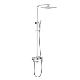 ДУШЕВАЯ СТОЙКА ABBER DAHEIM AF8216SPL С ИЗЛИВОМ, САТИН