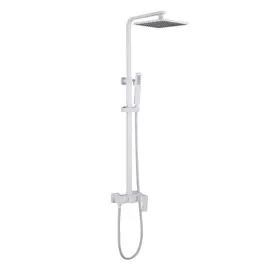 ДУШЕВАЯ СТОЙКА ABBER DAHEIM AF8220WL БЕЗ ИЗЛИВА, БЕЛАЯ МАТОВАЯ