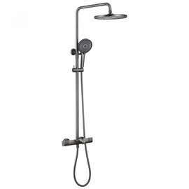 ДУШЕВАЯ СТОЙКА ABBER THERMOSTAT AF8516NG С ТЕРМОСТАТОМ И ИЗЛИВОМ, НИКЕЛЬ