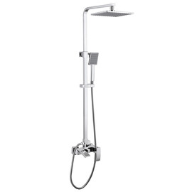 ДУШЕВАЯ СТОЙКА ABBER WASSERFALL AF8616L С ИЗЛИВОМ, ХРОМ