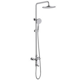 ДУШЕВАЯ СТОЙКА ABBER WEISS INSEL AF8016N С ИЗЛИВОМ, ХРОМ