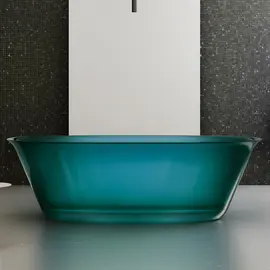 ПРОЗРАЧНАЯ ВАННА ABBER KRISTALL AT9707AQUAMARIN БИРЮЗОВАЯ