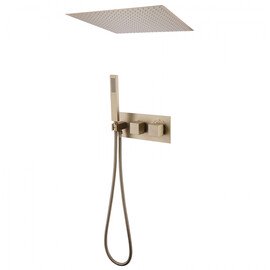 ДУШЕВАЯ СИСТЕМА ABBER DAHEIM AF8255G СКРЫТОГО МОНТАЖА БЕЗ ИЗЛИВА, ТЕРМОСТАТ, ЗОЛОТО МАТОВОЕ