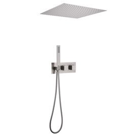 ДУШЕВАЯ СИСТЕМА ABBER DAHEIM AF8255SP СКРЫТОГО МОНТАЖА БЕЗ ИЗЛИВА, ТЕРМОСТАТ, САТИН