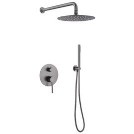 ДУШЕВАЯ СИСТЕМА ABBER EMOTION AF8818NG СКРЫТОГО МОНТАЖА БЕЗ ИЗЛИВА, НИКЕЛЬ