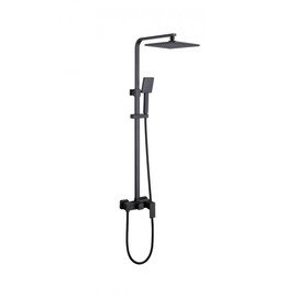 ДУШЕВАЯ СТОЙКА ABBER DAHEIM AF8220BL БЕЗ ИЗЛИВА, ЧЕРНЫЙ МАТОВЫЙ