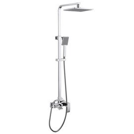 ДУШЕВАЯ СТОЙКА ABBER WASSERFALL AF8616L С ИЗЛИВОМ, ХРОМ