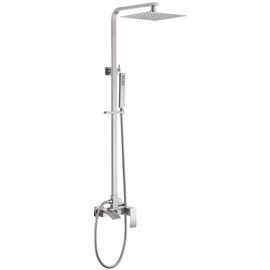 ДУШЕВАЯ СТОЙКА ABBER WASSERFALL AF8616SPL С ИЗЛИВОМ, САТИН
