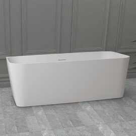 ВАННА ИЗ ИСКУССТВЕННОГО КАМНЯ ABBER STEIN AS9617 БЕЛАЯ МАТОВАЯ