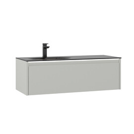 ТУМБА С РАКОВИНОЙ ORKA LISBON 110 ПОДВЕСНАЯ, КАШЕМИРОВЫЙ МАТОВЫЙ