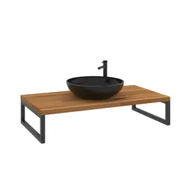 КОНСОЛЬ ПОД РАКОВИНУ ORKA KESTEL 95 ПОДВЕСНАЯ, ДУБ