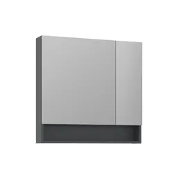 ЗЕРКАЛЬНЫЙ ШКАФ ORKA MALTA 75 АНТРАЦИТ МАТОВЫЙ