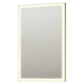 ЗЕРКАЛО ORKA CUBE 65X100 C LED ПОДСВЕТКОЙ, БЕЛЫЙ МАТОВЫЙ