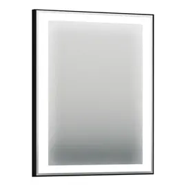 ЗЕРКАЛО ORKA LISBON TR3001 65X75 C LED ПОДСВЕТКОЙ, ЧЕРНЫЙ МАТОВЫЙ