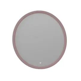 ЗЕРКАЛО ORKA MOLINO 90X90 C LED ПОДСВЕТКОЙ, РОЗОВЫЙ МАТОВЫЙ