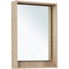 ЗЕРКАЛО AQUANET МИЛАН 60 ДУБ СВЕТЛЫЙ