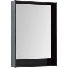 ЗЕРКАЛО AQUANET МИЛАН 60 LED ЧЕРНЫЙ ГЛЯНЕЦ