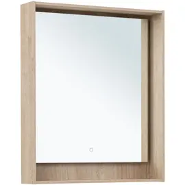 ЗЕРКАЛО AQUANET МИЛАН 70 ДУБ СВЕТЛЫЙ