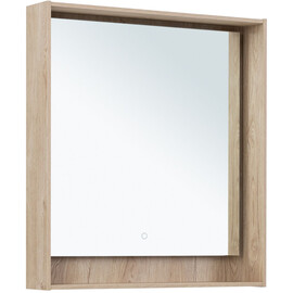 ЗЕРКАЛО AQUANET МИЛАН 80 ДУБ СВЕТЛЫЙ