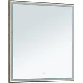 ЗЕРКАЛО AQUANET NOVA LITE 75 ДУБ РУСТИКАЛЬНЫЙ LED