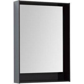 ЗЕРКАЛО AQUANET МИЛАН 60 LED ЧЕРНЫЙ ГЛЯНЕЦ