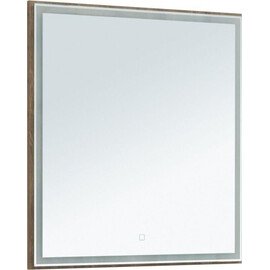 ЗЕРКАЛО AQUANET NOVA LITE 75 ДУБ РУСТИКАЛЬНЫЙ LED