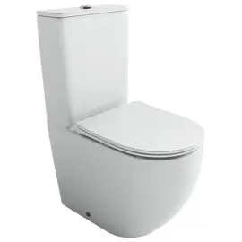 НАПОЛЬНЫЙ ПРИСТАВНОЙ УНИТАЗ CERAMICANOVA MIA, БЕЛЫЙ