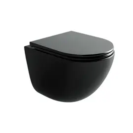 ПОДВЕСНОЙ УНИТАЗ CERAMICANOVA VOGUE, ЧЕРНЫЙ МАТОВЫЙ