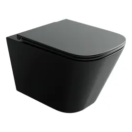 ПОДВЕСНОЙ УНИТАЗ CERAMICANOVA UNION, ЧЕРНЫЙ МАТОВЫЙ