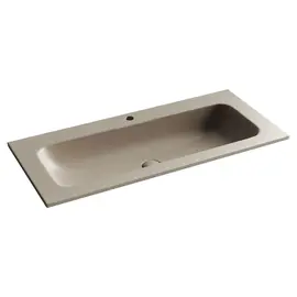 РАКОВИНА НАКЛАДНАЯ CERAMICANOVA GRACE ПРЯМОУГОЛЬНАЯ 1010X457X137 ММ, КАПУЧИНО