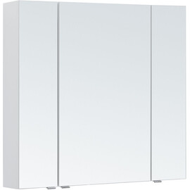 ЗЕРКАЛЬНЫЙ ШКАФ AQUANET АЛВИТА NEW 90 БЕЛЫЙ МАТОВЫЙ