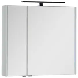 ЗЕРКАЛЬНЫЙ ШКАФ AQUANET ЛАТИНА 80 БЕЛЫЙ