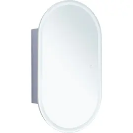 ЗЕРКАЛЬНЫЙ ШКАФ AQUANET МОНТЕ 50 БЕЛЫЙ, С LED ПОДСВЕТКОЙ