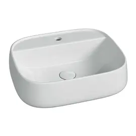 РАКОВИНА ПОДВЕСНАЯ CERAMICANOVA FONTE С ОТВЕРСТИЕМ ПОД СМЕСИТЕЛЬ 500X420X145 ММ, БЕЛЫЙ