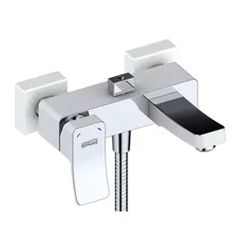 СМЕСИТЕЛЬ ДЛЯ ВАННЫ С КОРОТКИМ ИЗЛИВОМ WASSERKRAFT ALLER 1061WHITE