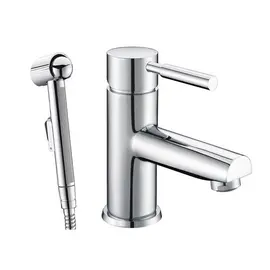 СМЕСИТЕЛЬ ДЛЯ РАКОВИНЫ С ГИГИЕНИЧЕСКОЙ ЛЕЙКОЙ WASSERKRAFT MAIN 4108