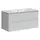 ТУМБА ПОДВЕСНАЯ SANCOS LIBRA 990Х450Х500, C ДВУМЯ ЯЩИКАМИ ОСНАЩЕННЫМИ ДОВОДЧИКАМИ, БЕЛЫЙ ГЛЯНЕЦ , АРТ. LB100W